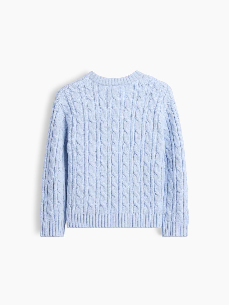 Image 3 of 4, Baby & Toddler CashSoft Cable-Knit Sweater