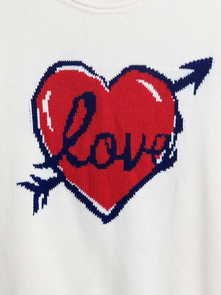 Image 5 of 5, Kids 100% Cotton Oversized Rollneck Sweater