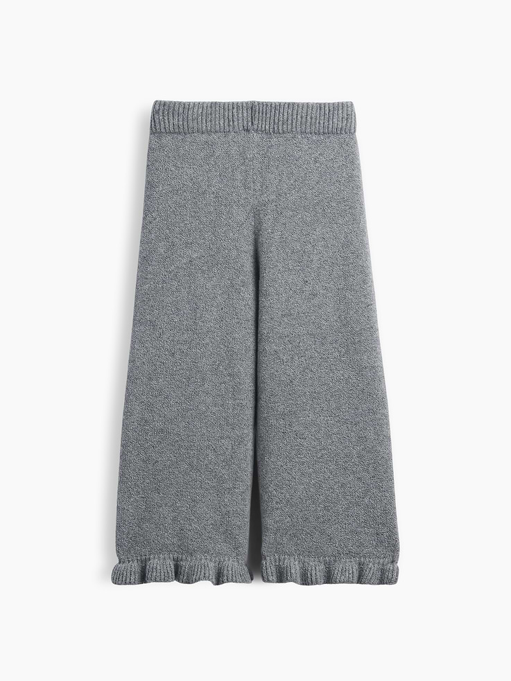 Image 3 of 4, Baby & Toddler CashSoft Ruffle Wide-Leg Pants