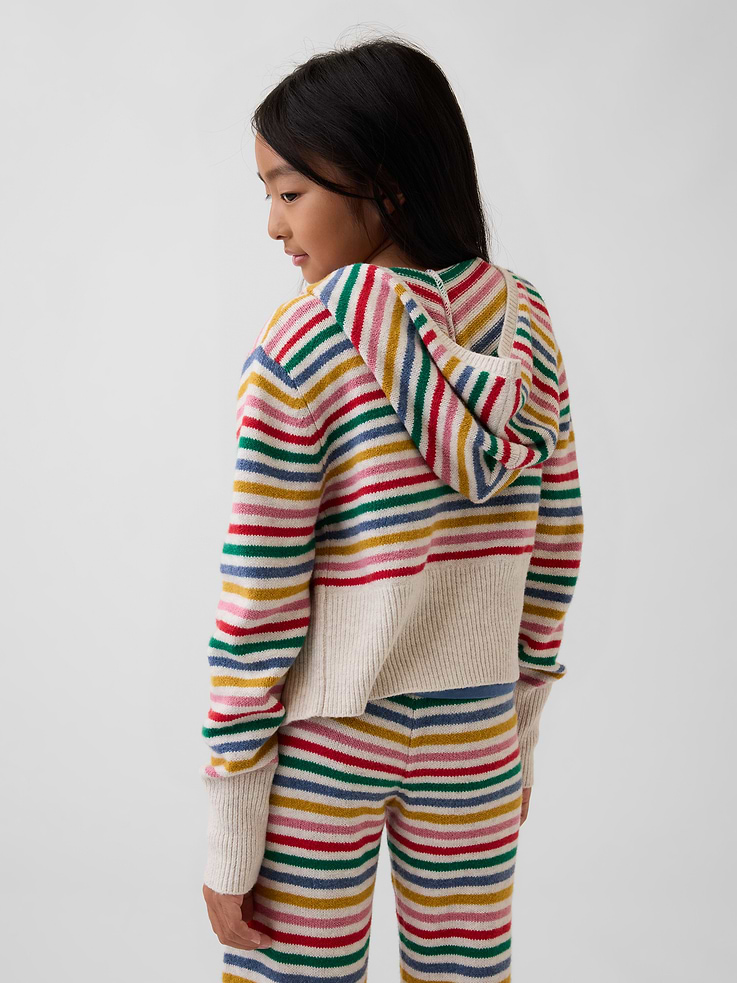 Image 2 of 3, Kids CashSoft Zip Sweater Hoodie