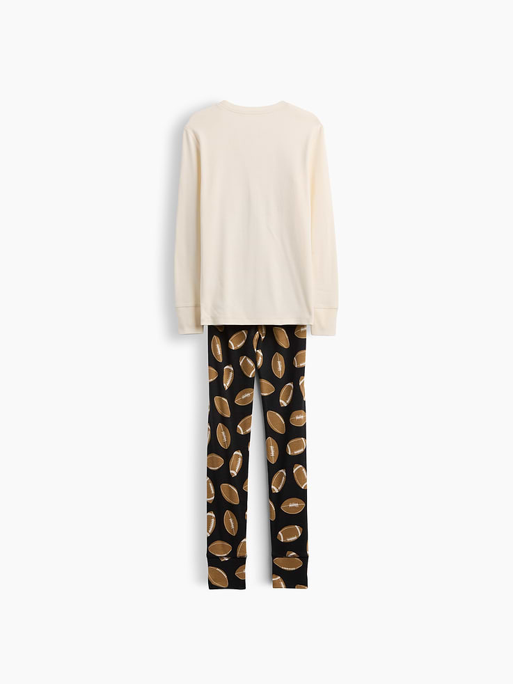 Image 2 of 3, Kids Organic Brushed Cotton PJ Set