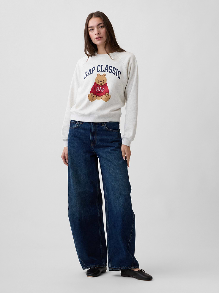 Image 3 of 5, Relaxed Brannan Bear Graphic Sweatshirt