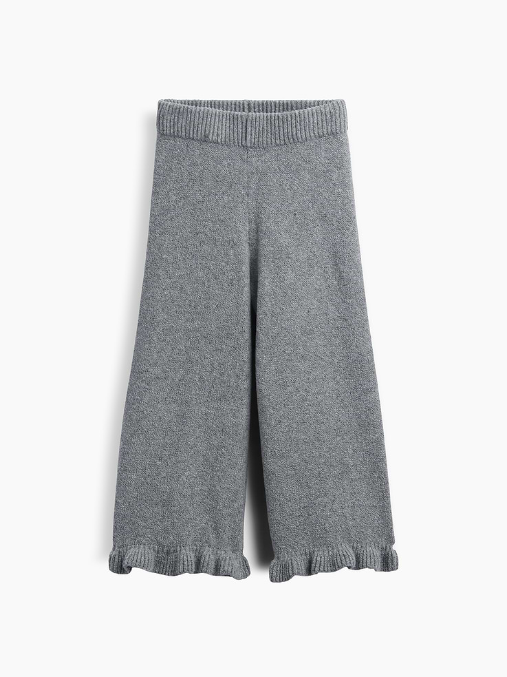 Image 2 of 4, Baby & Toddler CashSoft Ruffle Wide-Leg Pants