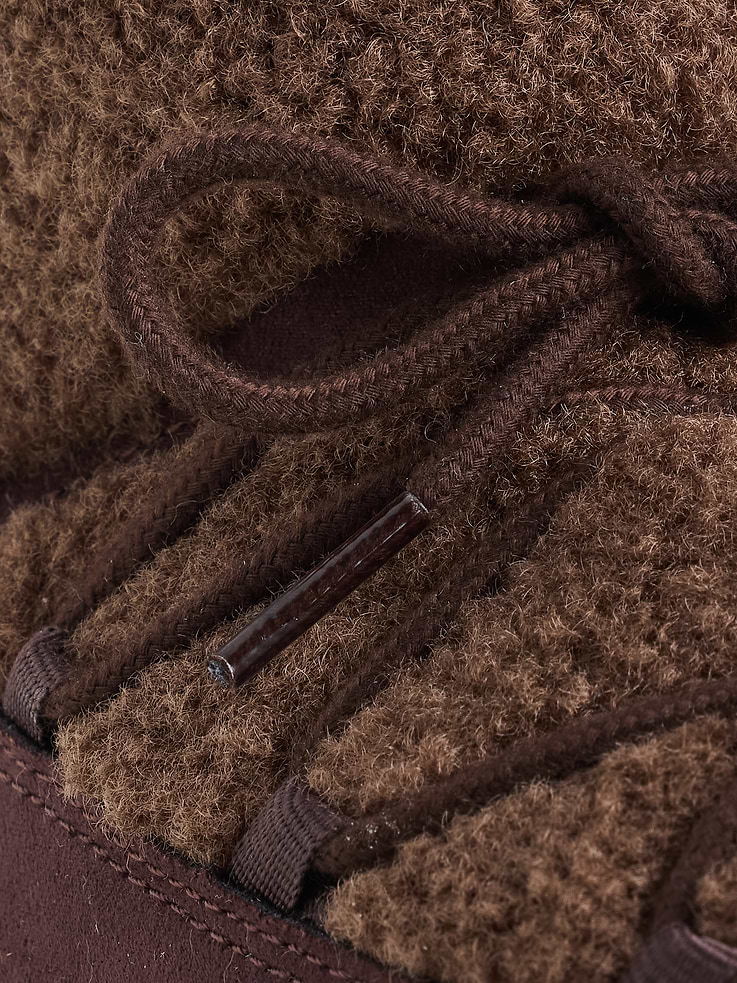 Image 5 of 5, Kids Sherpa & Vegan Suede Snow Boots