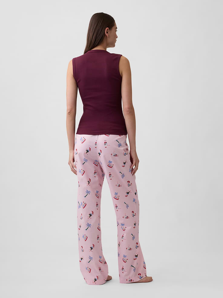 Image 2 of 4, Poplin PJ Pants