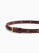 Image 3 of 4, Jeweled Leather Belt