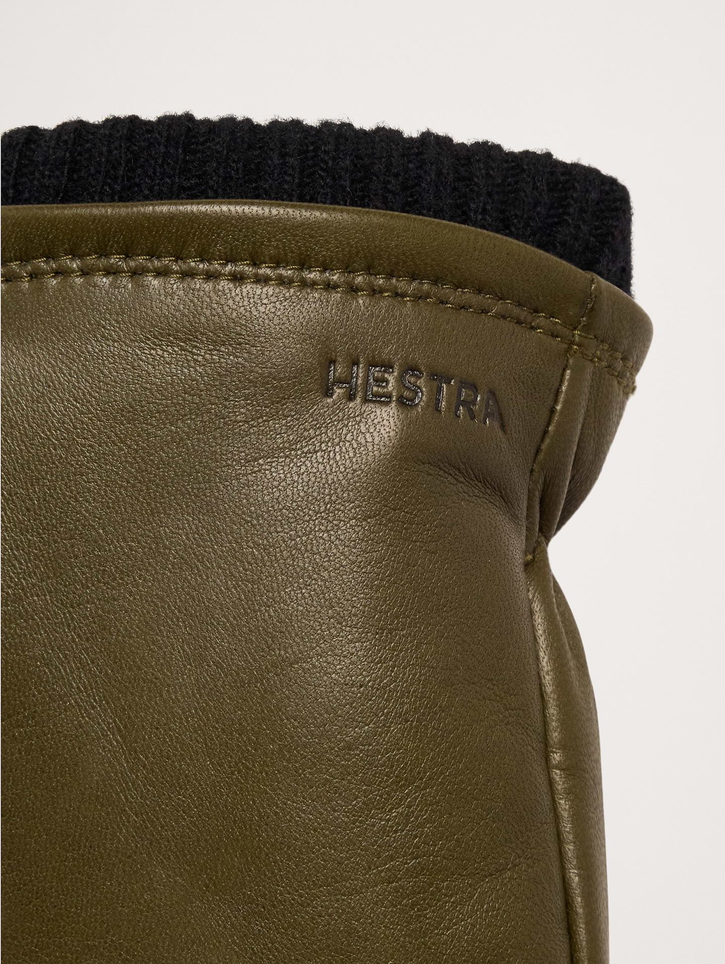 Image 2 of 2, John Leather Gloves by Hestra