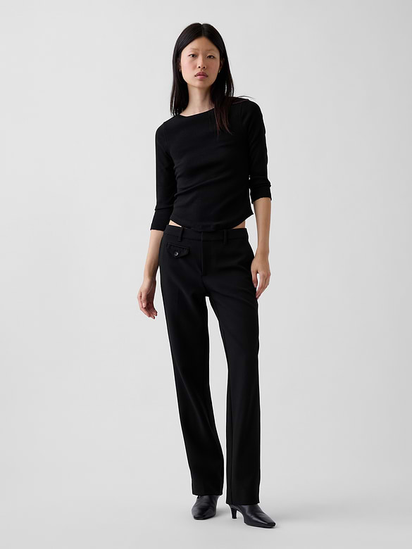 Low Rise BiStretch Pants