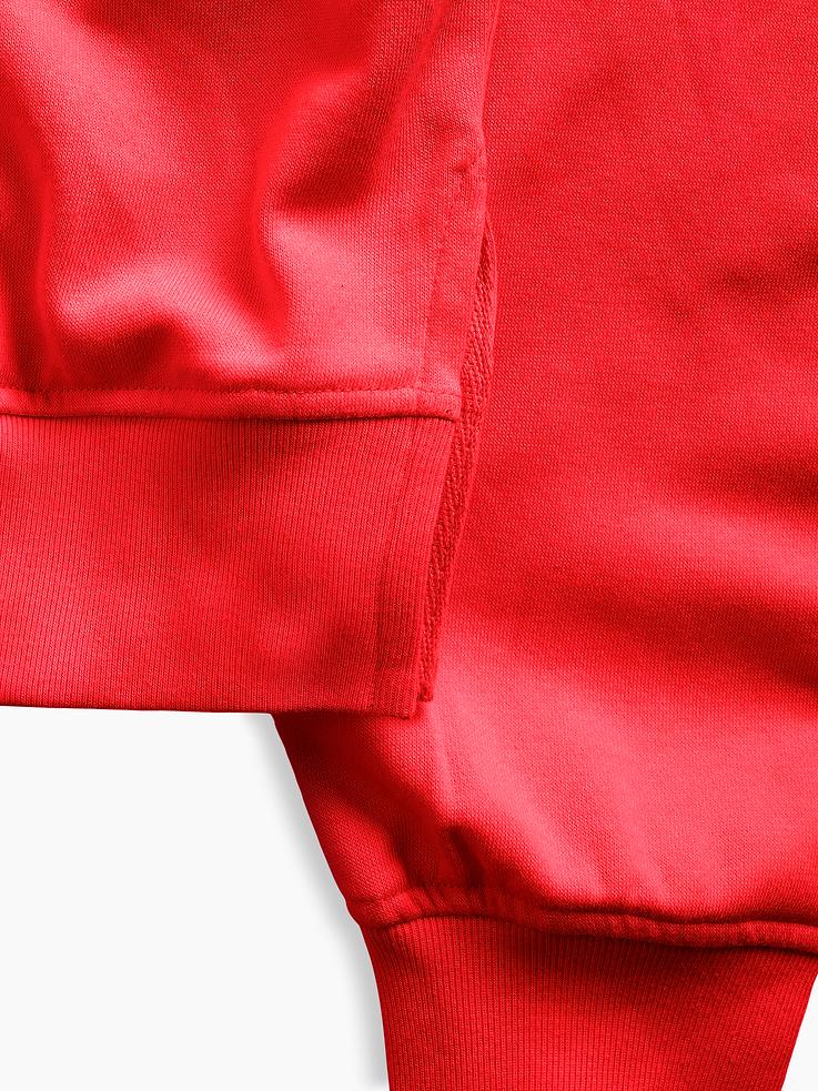 Image 4 of 7, VintageSoft Terry Oversized Wedge Side-Slit Sweatshirt