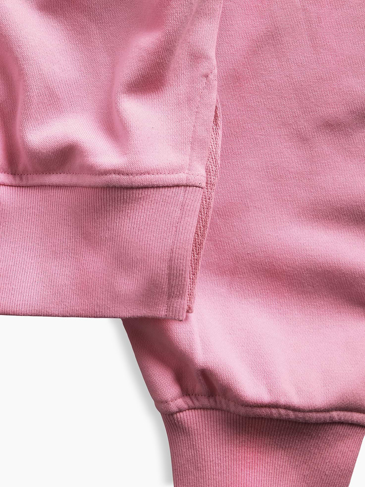 Image 4 of 7, VintageSoft Terry Oversized Wedge Side-Slit Sweatshirt