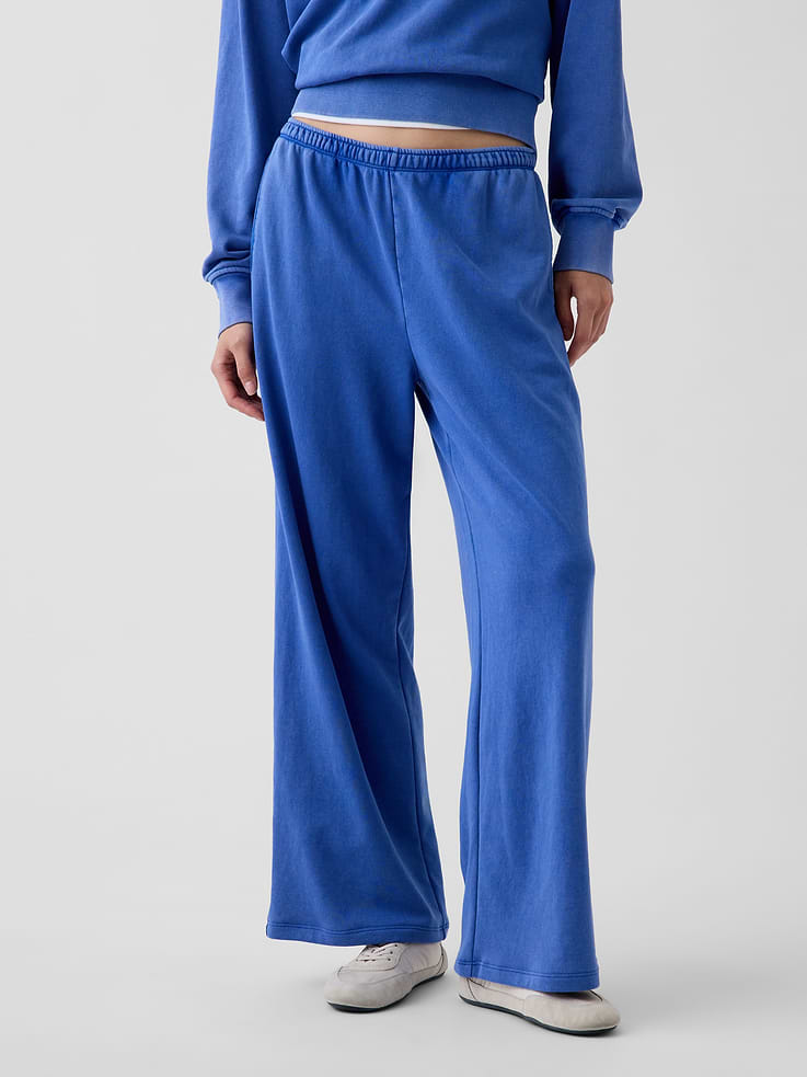 Image 2 of 6, Mid Rise VintageSoft Terry Loose Sweatpants