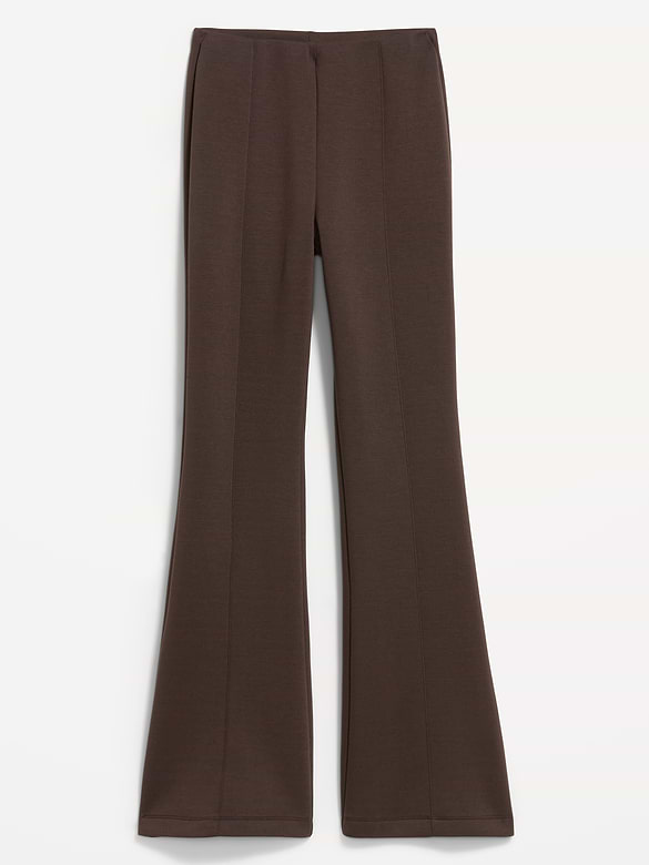 High-Waisted Bounce Fleece Flare-Leg Sweatpants