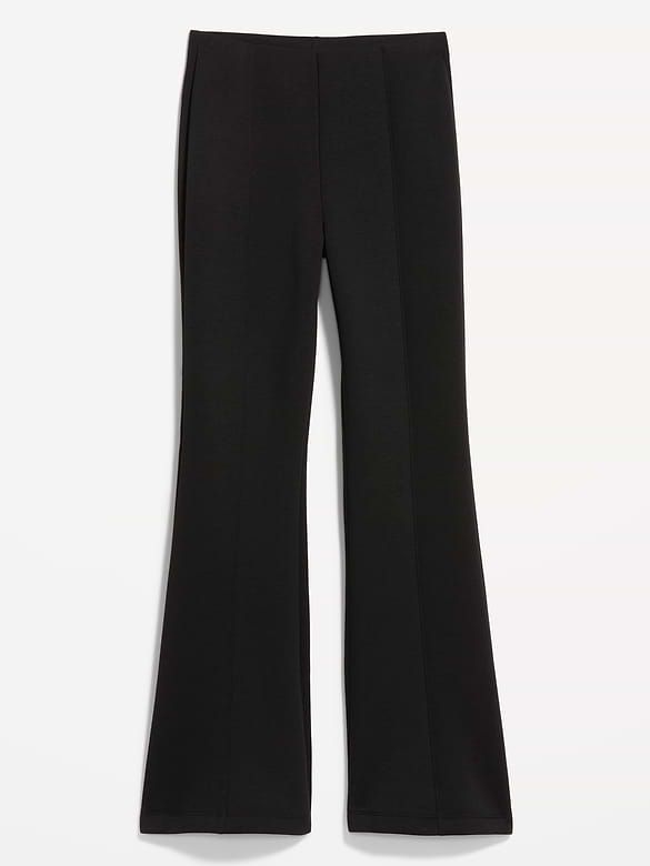 High-Waisted Bounce Fleece Flare-Leg Sweatpants