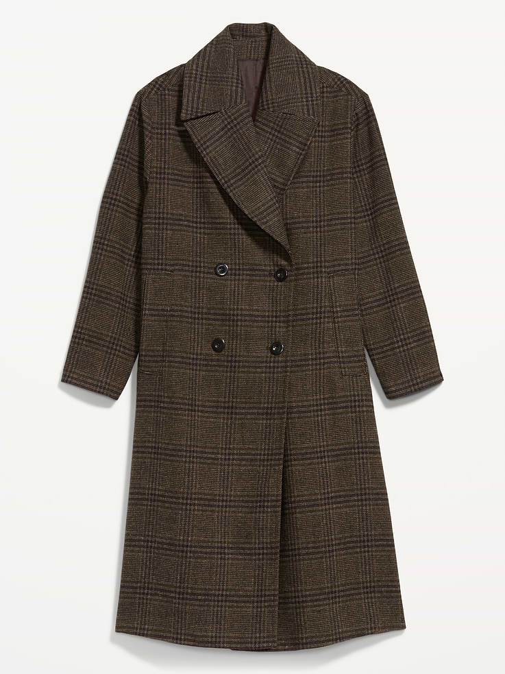 Image 7 of 7, Oversized Full-Length Overcoat