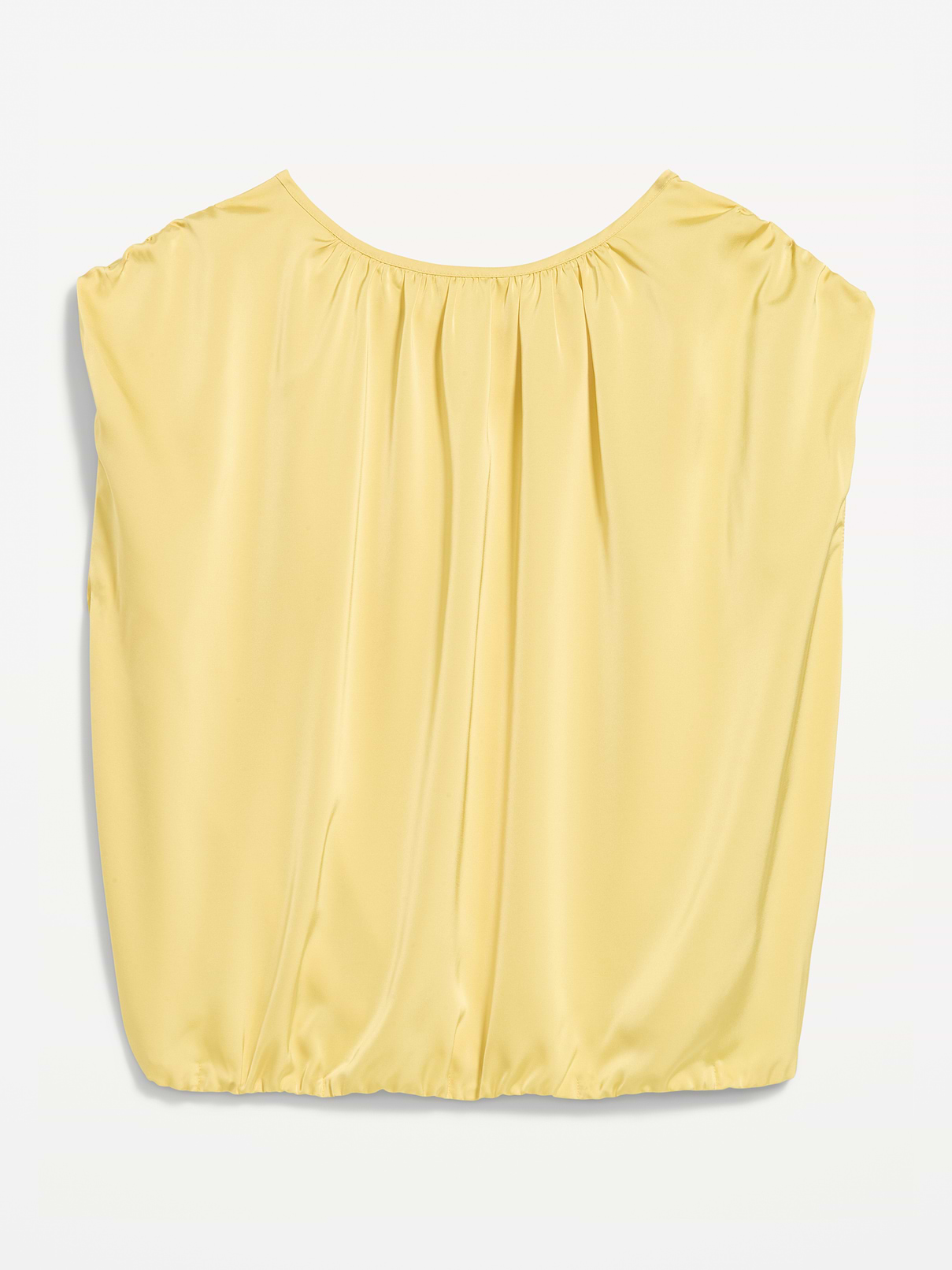 Image 1 of 2, boatneck, cap sleeves, elasticized bubble hem, Product #1184392