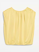 Image 1 of 2, boatneck, cap sleeves, elasticized bubble hem, Product #1184392