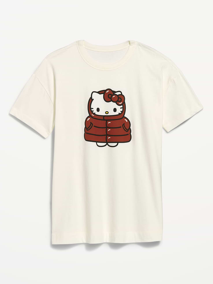 Image 1 of 5, crew neck, short drop-shoulder sleeves, Product #916021