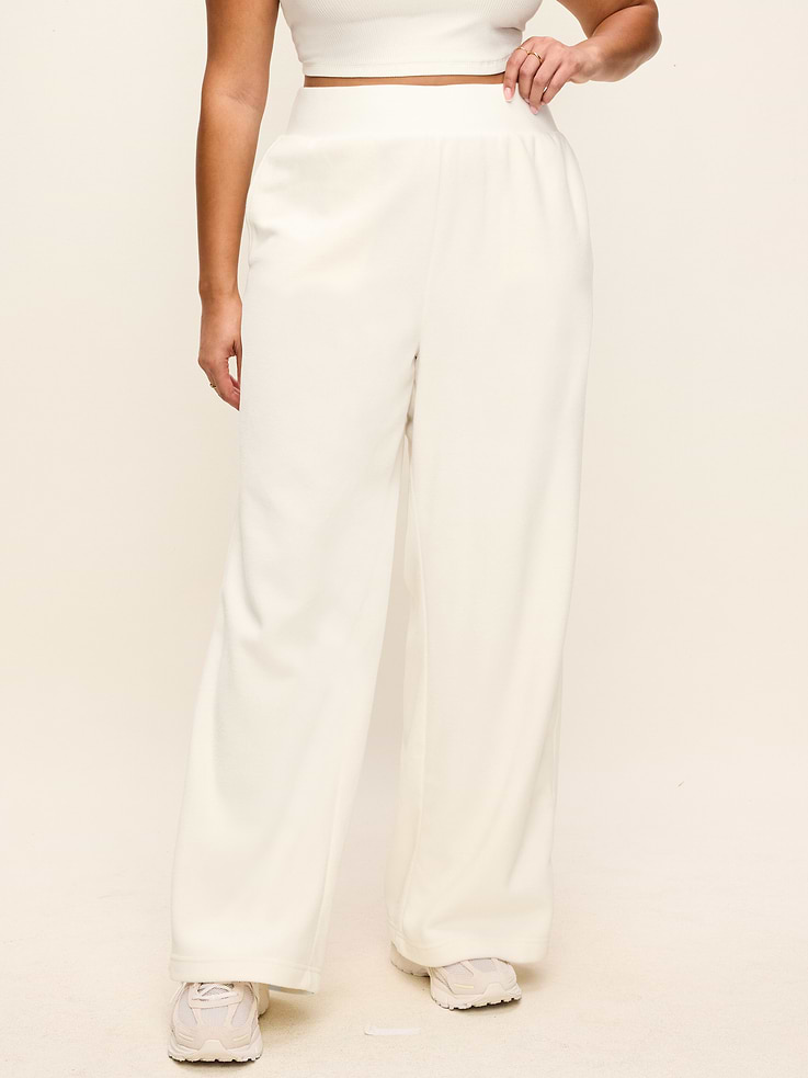 Image 6 of 8, Extra High-Waisted Performance Fleece Wide-Leg Sweatpants