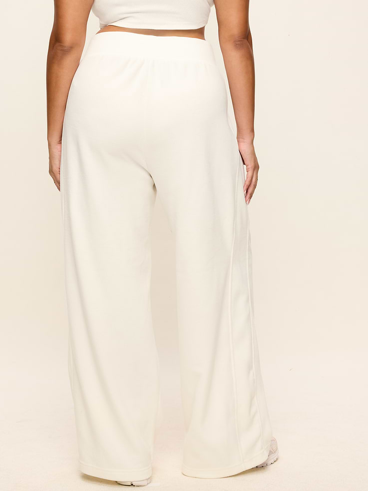Image 7 of 8, Extra High-Waisted Performance Fleece Wide-Leg Sweatpants