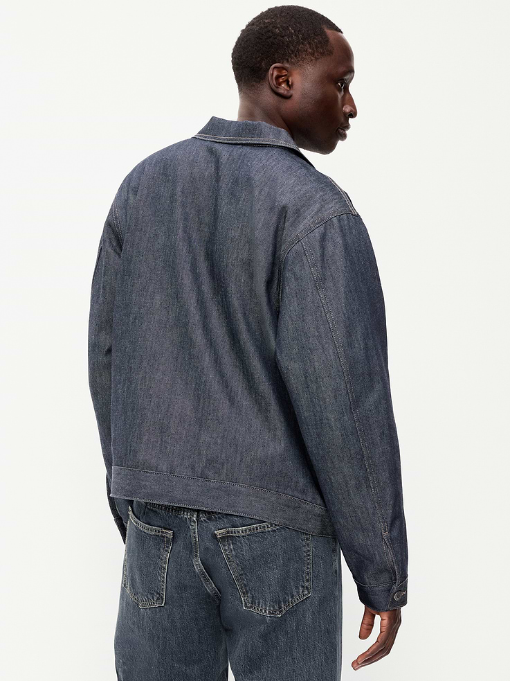 Image 2 de 6, Veste utilitaire en denim brut