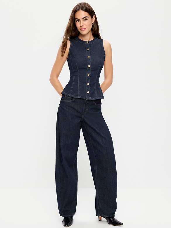 The Arc Mid-Rise Barrel Jeans