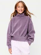 Image 1 of 2, mock neck, long sleeves, drop shoulders, Product #907016