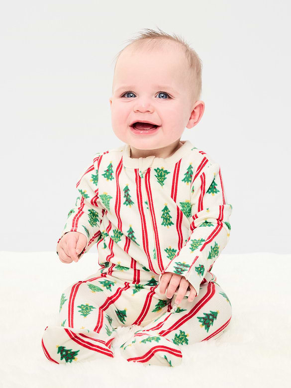 SoftMode 2-Way-Zip Sleep & Play Footed One-Piece for Baby