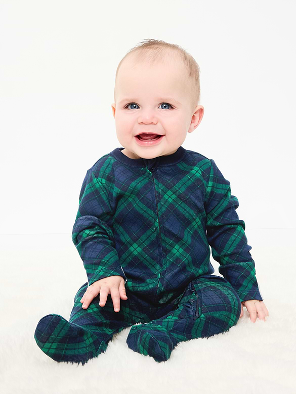 2-Way-Zip Sleep & Play Footed One-Piece for Baby