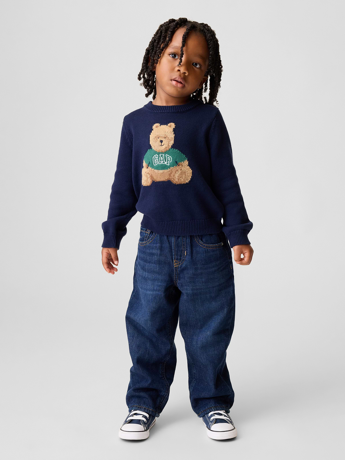 Baby & Toddler Cozy-Lined Baggy Jeans