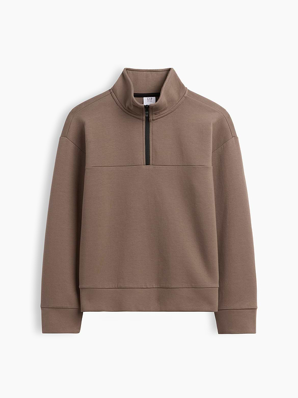 Kids Relaxed Quarter-Zip Tech Sweatshirt