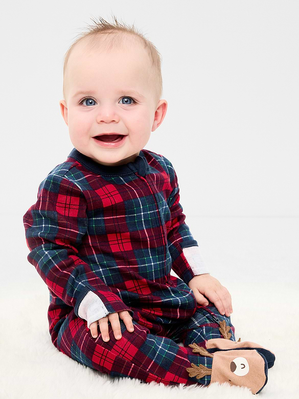 2-Way-Zip Sleep & Play Footed One-Piece for Baby