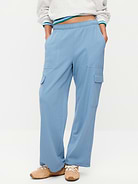 Image 2 of 3, High-Waisted SoComfy Wide-Leg Cargo Sweatpants