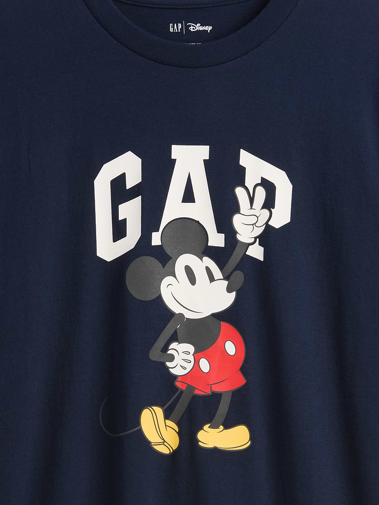 Image 2 of 3, Gap × Disney Mickey Mouse Everyday Soft Relaxed Logo T-Shirt