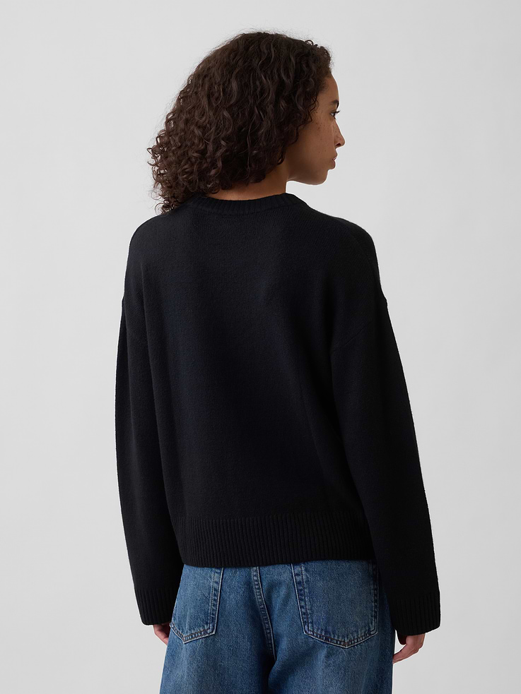 Image 2 of 5, Cashsoft Relaxed Crewneck Sweater