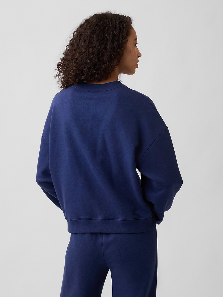 Image 2 of 5, Oversized Brannan Bear Wedge V-Neck Sweatshirt
