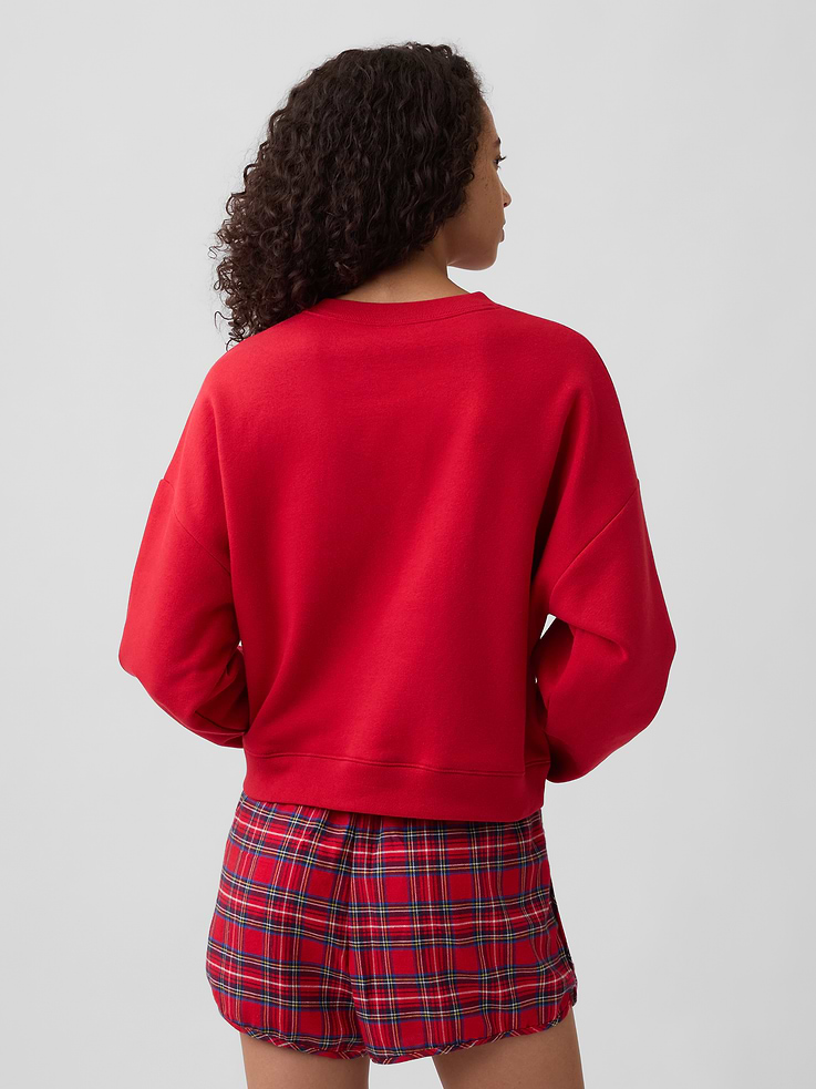 Image 2 of 5, Relaxed Wedge Crewneck Sweatshirt