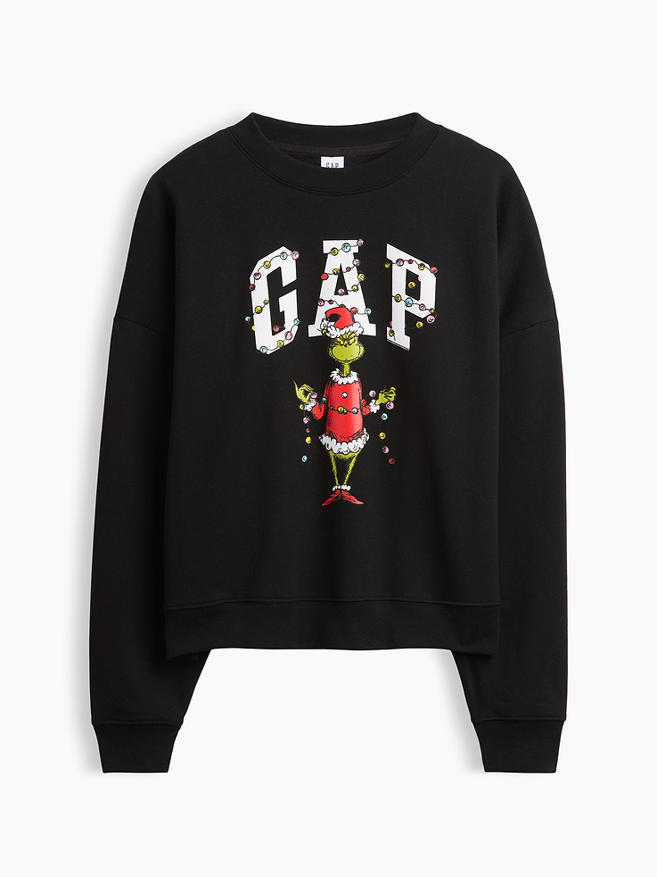 Image 2 of 2, Oversized Wedge Crewneck Sweatshirt