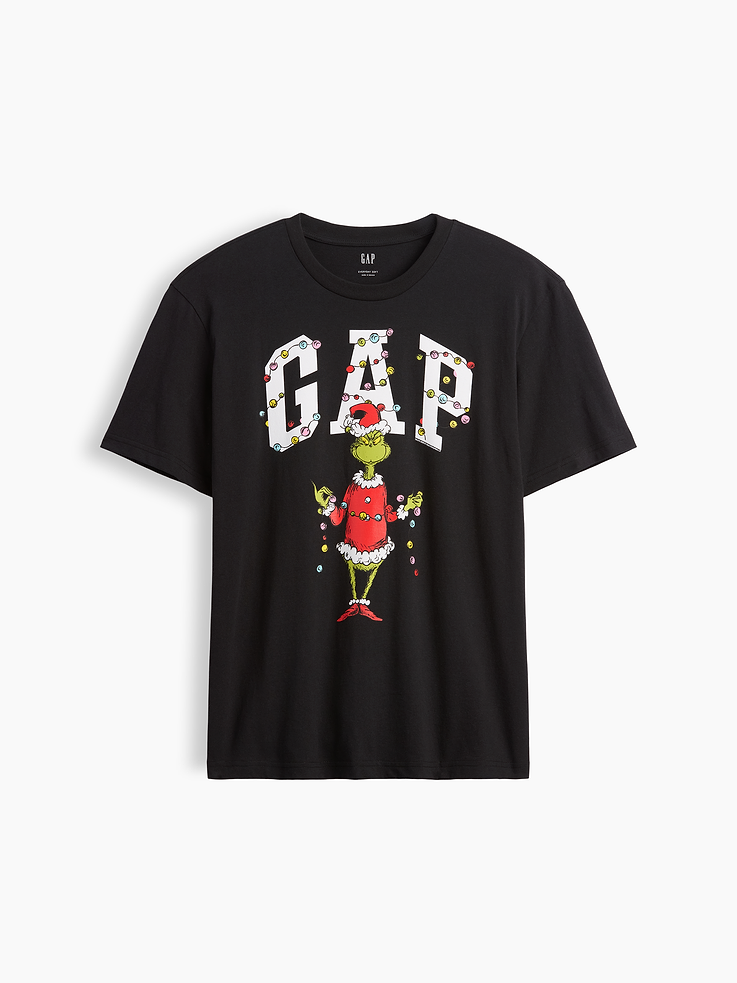 Image 5 of 5, How the Grinch Stole Christmas Everyday Soft Relaxed Gap Logo T-Shirt