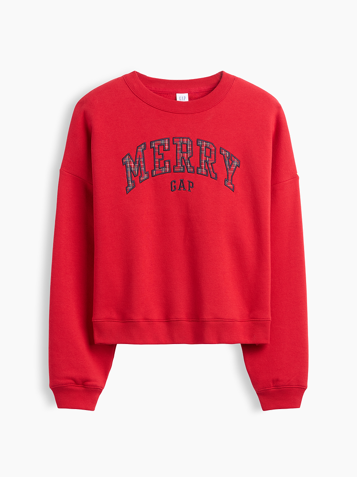 Image 5 of 5, Relaxed Wedge Crewneck Sweatshirt