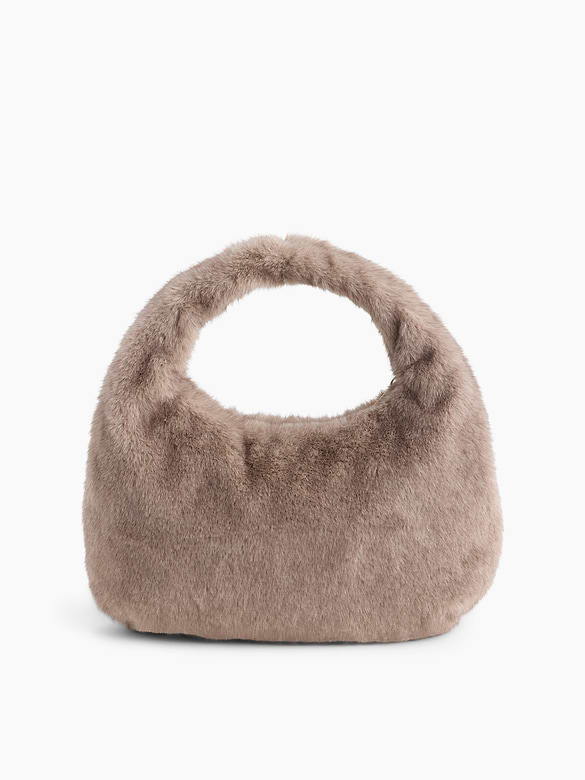 Faux-Fur Mini Shoulder Bag