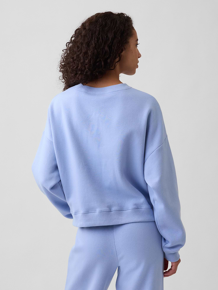 Image 2 of 5, Relaxed Wedge Crewneck Sweatshirt