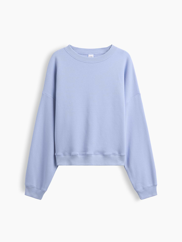 Image 5 of 5, Relaxed Wedge Crewneck Sweatshirt