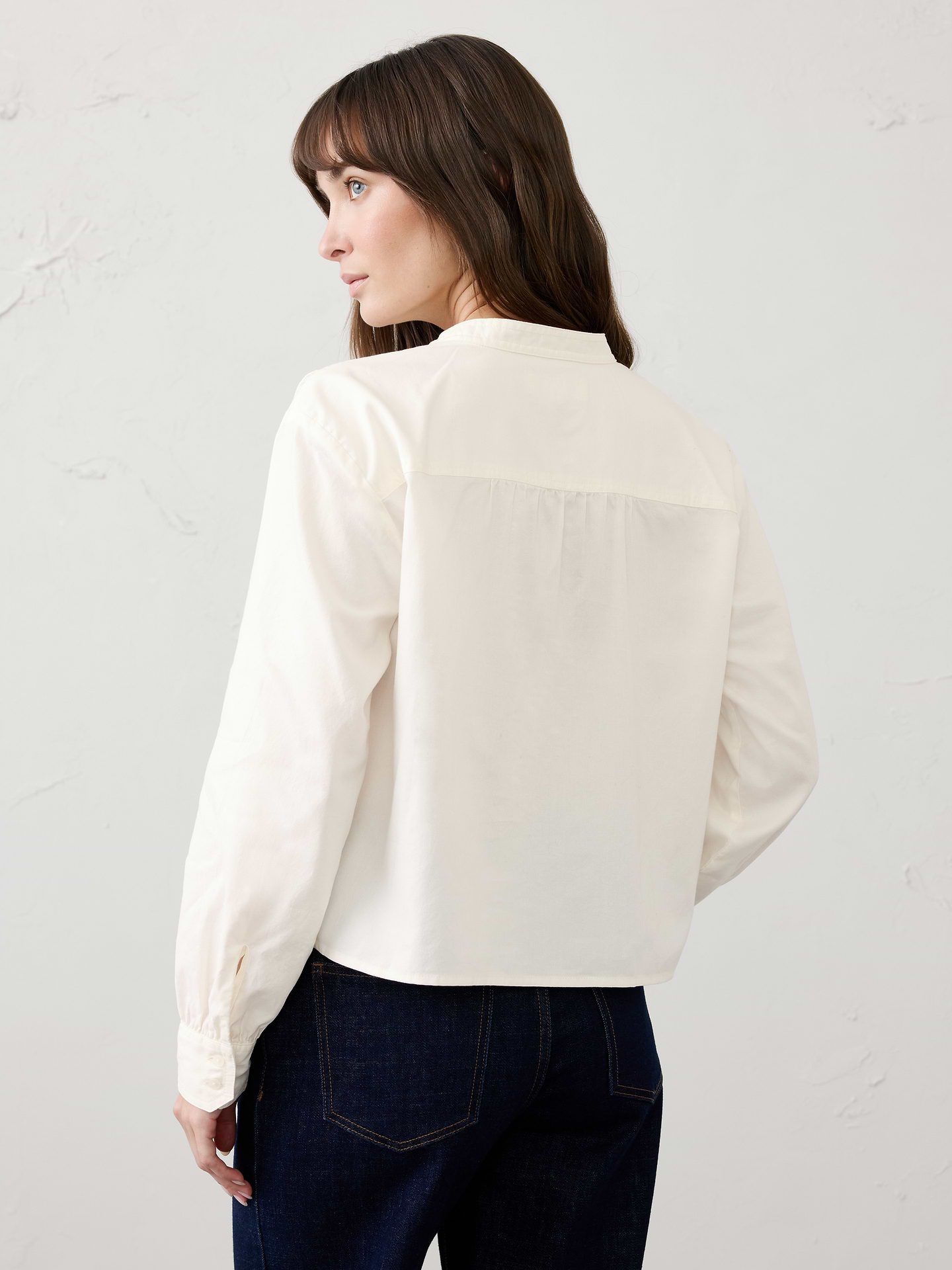 Image 2 of 3, Oxford Half-Placket Top