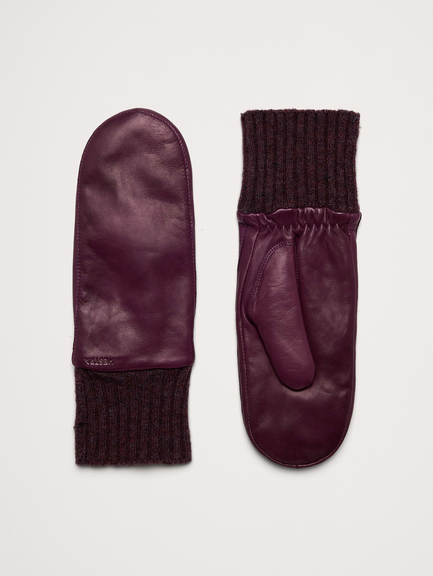 Image 1 of 5, A warm, comfortable mitten sewn in carefully selected deerskin leather, an amazingly supple leather that keeps the warmth in. Decorative wool fleece around the wrist, soft fleece lining and PrimaLoft Gold insulation., Hestra: Family-run since 1936, crafting high-quality gloves in Sweden for all hand—from lumberjacks to skiers and now to you., Fleece lining., Product #1180433