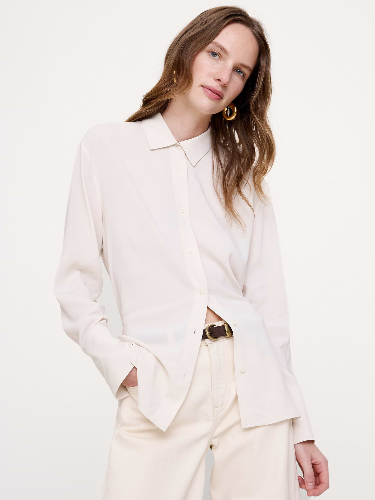Georgette Tie-Back Blouse