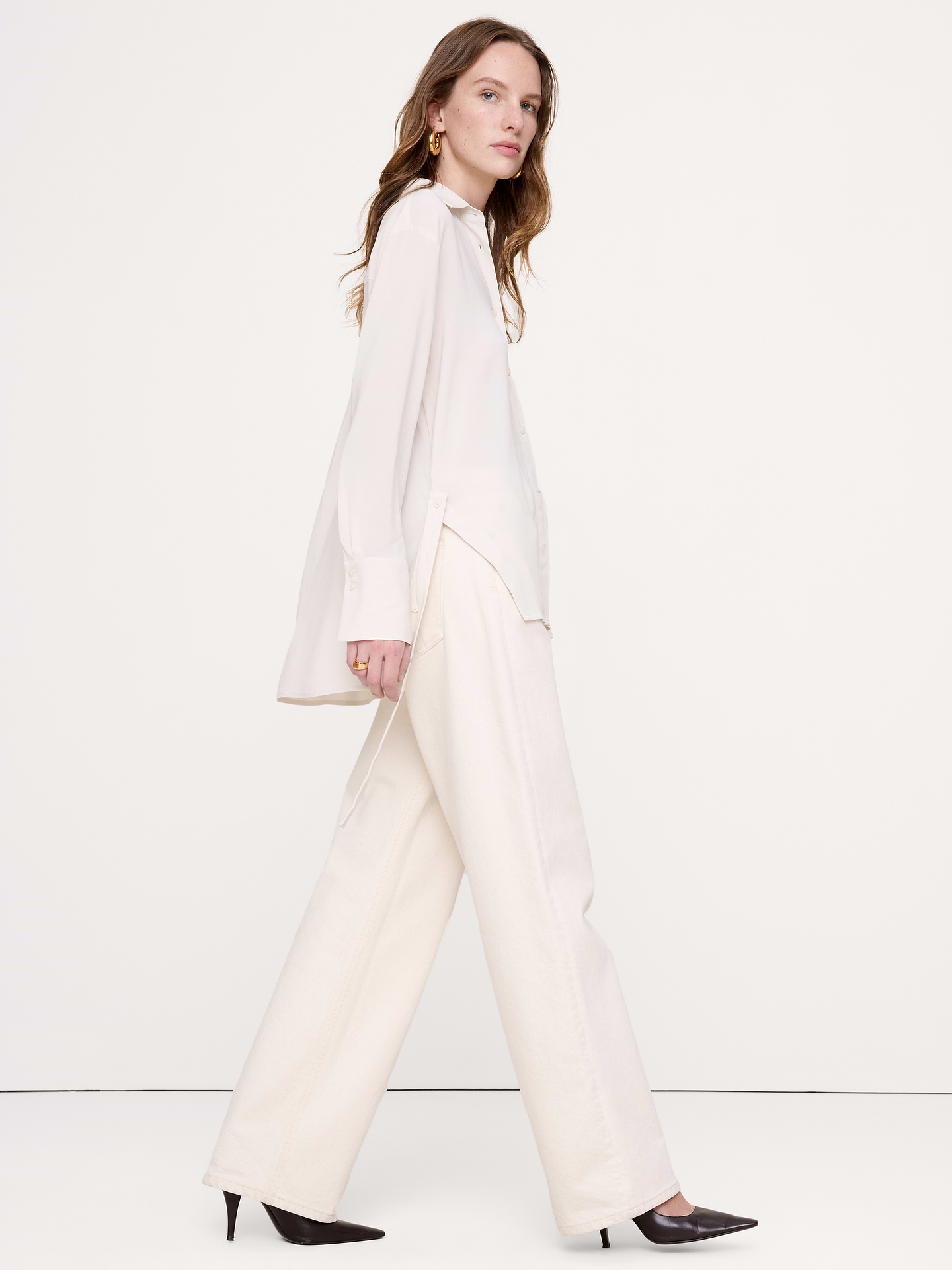 Image 5 of 5, Georgette Tie-Back Blouse