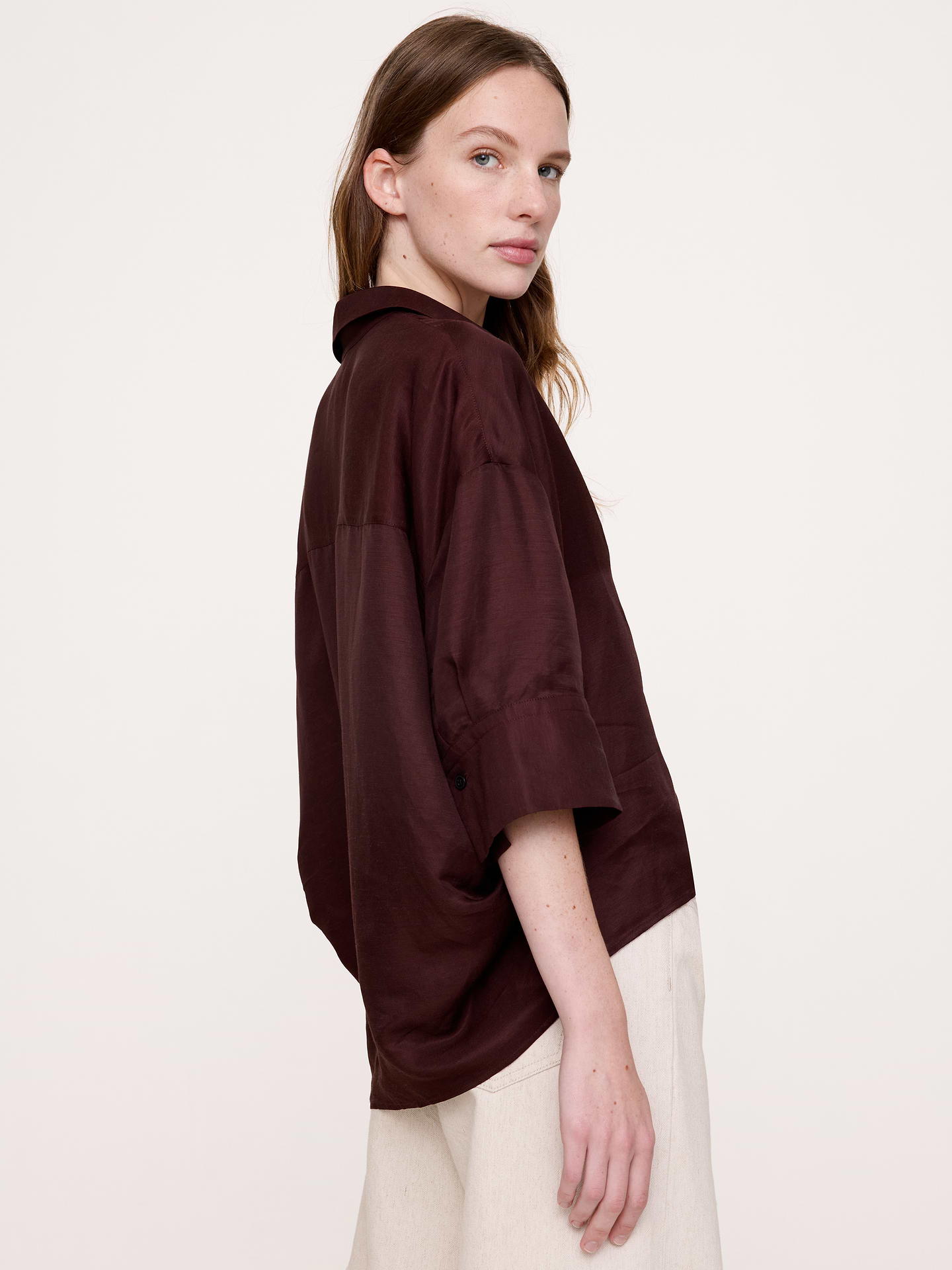 Image 2 of 5, Twill Popover Shirt