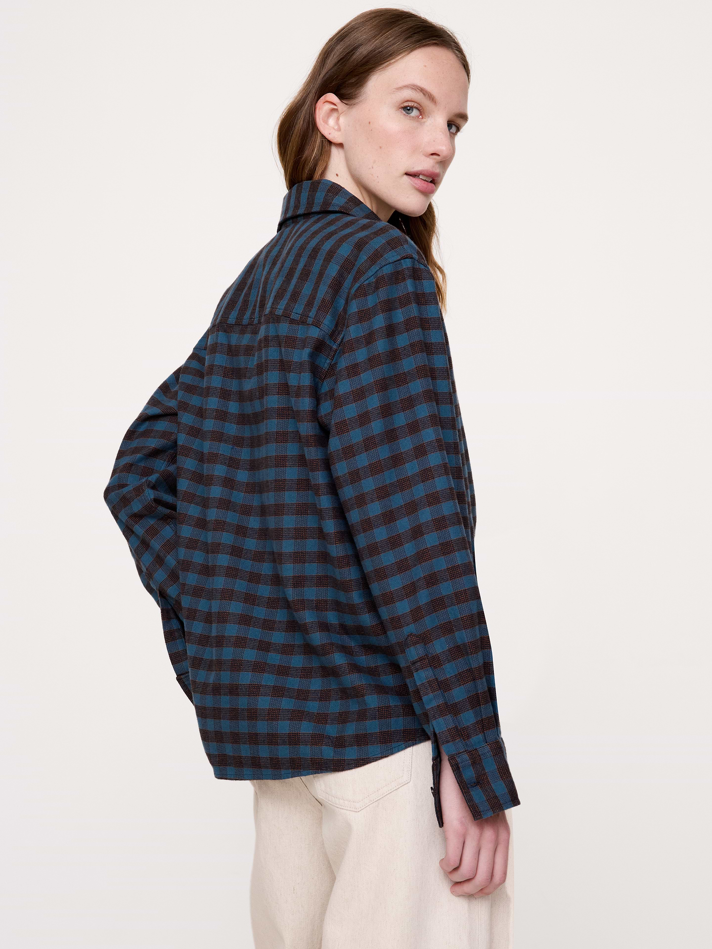 Image 2 of 3, Relaxed Cotton Popover Shirt