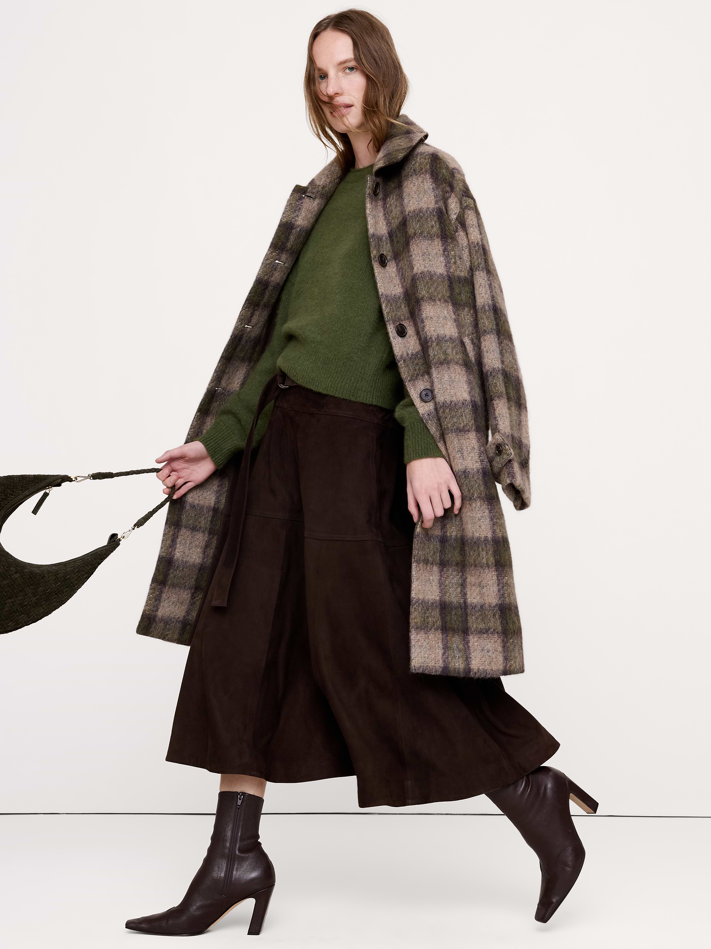 Image 4 of 4, Cashmere-Silk Roll-Neck Sweater