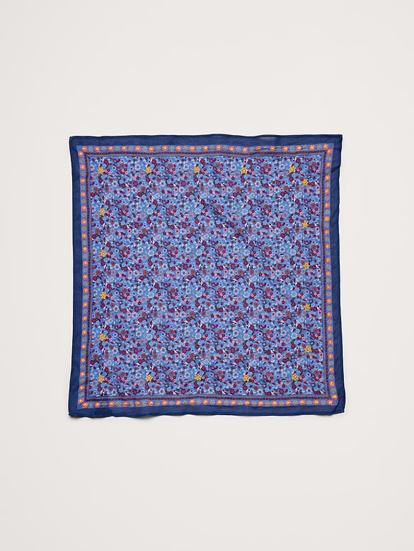 Embroidered Cotton Scarf by Vismaya